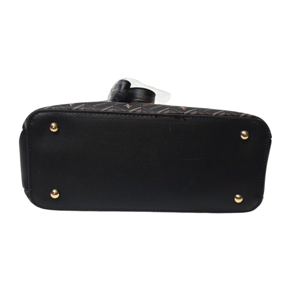 NWT Adrienne Vittadini Signature Collection Strike Satchel - $210 MSRP - Picture 4 of 9